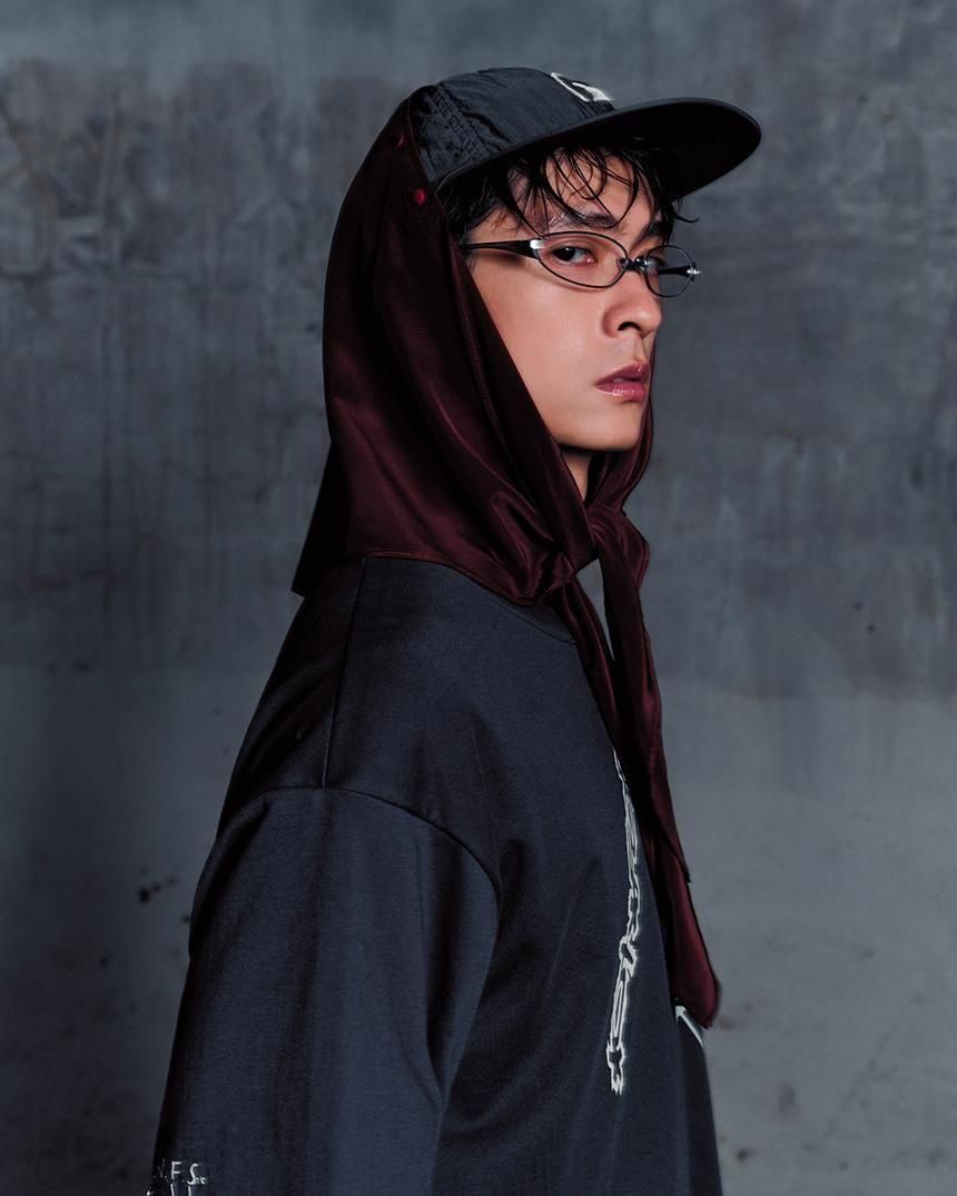 米津玄師着用 TOGA TV92ブラック x GOOPiMADE No.M-093A Cover Cap（Removable) - キジマ