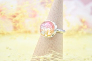 【3月限定】菜の花と桜：指輪
