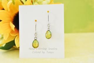 【8月限定】ひまわり畑:ピアス/イヤリング