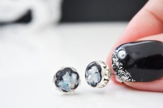 月下美人:ミニピアス/ミニノンホールピアス