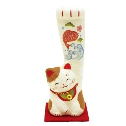 ちぎり和紙(大)遠くの福も招き猫 金運招来-京都よいものや | 縁起物 ...
