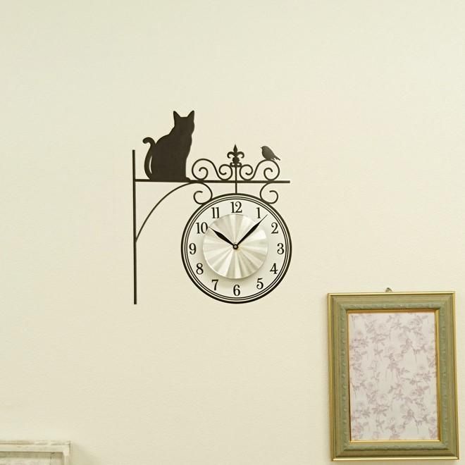 即送！【グリーン】仕事猫　ウォールクロック Amazon.co.jp: 仕事猫 WALL CLOCK ウォールクロック 時計 壁掛け