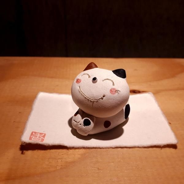 ぶち猫アロマストーン - ふくろう・ねこ・ぶたの雑貨店 HooNyanBoo