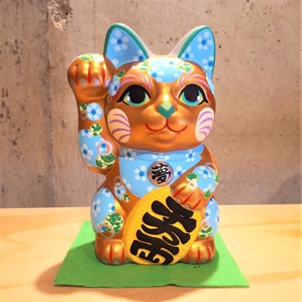 招き猫（安江美香作） - ふくろう・ねこ・ぶたの雑貨店 HooNyanBoo