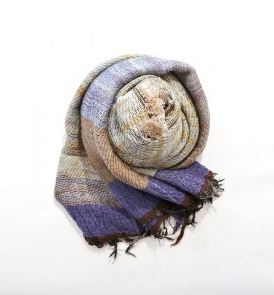 tamaki niime roots shawl middle wool×cotton
