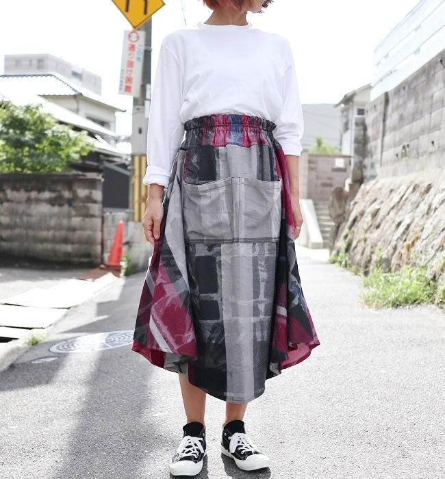 Chotan skirt チョタンスカート タマキニイメ tamaki niime (玉木 新雌 タマキ ニイメ) chotan チョタンスカート