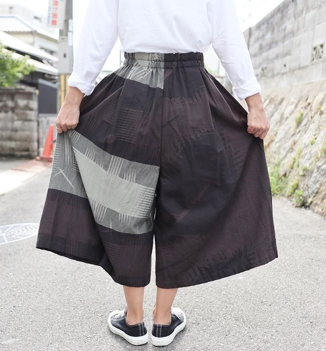 tamaki niime (タマキ ニイメ) wide pants (ワイドパンツ) ブラウン