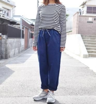 Ordinary fits  PAJAMA PANTS(BLU)