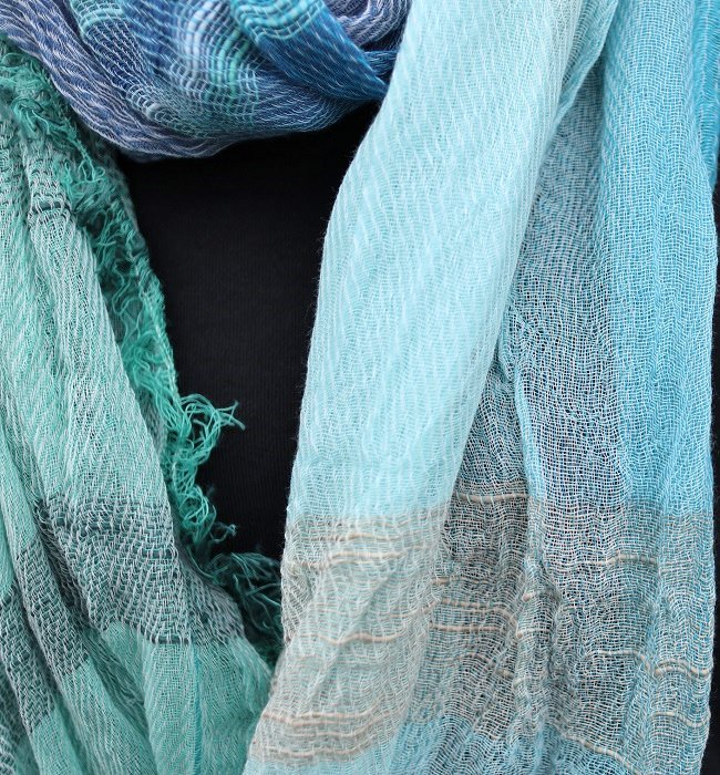 tamaki niime roots shawl middle cotton(TQ) 