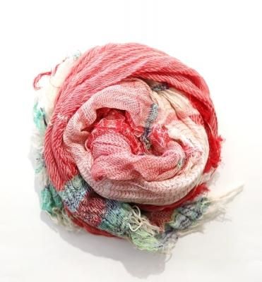 tamaki niime roots shawl middle cotton(RD)