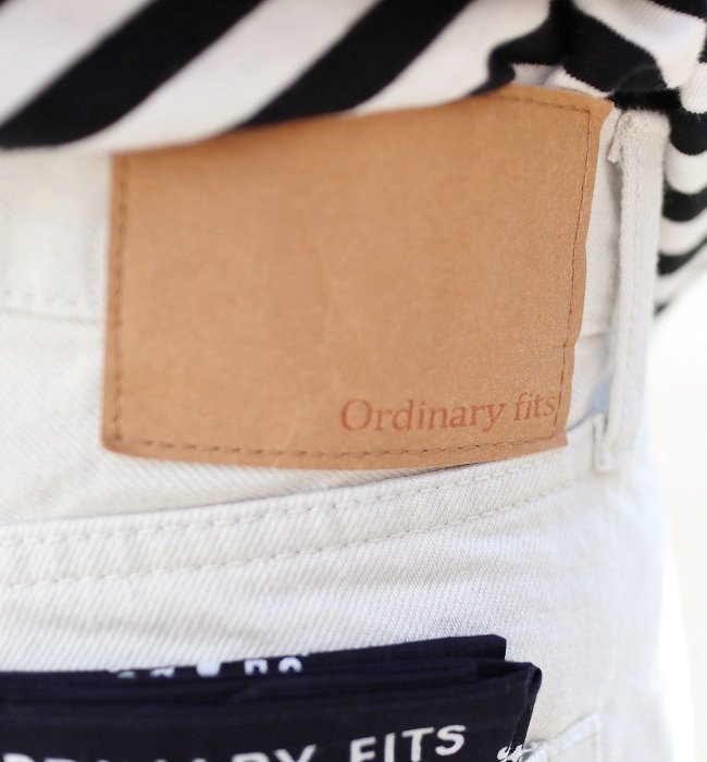 Ordinaryfits 5POCKET ANKLE DENIM (one wash WHT)  