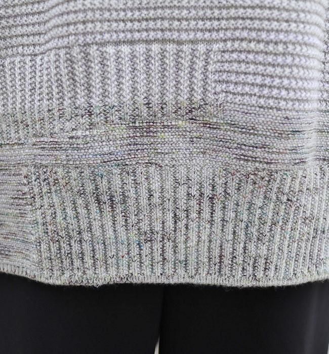 tamaki niime タマキニイメ PO knit デカ GY -CORIETTO