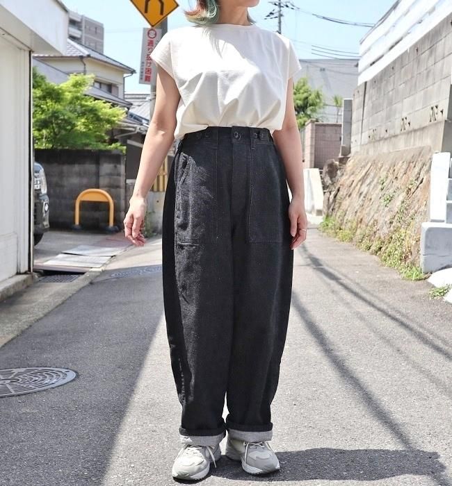 オーディナリーフィッツ JAMES PANTS ジェームスパンツ DENIM BLK