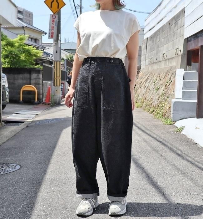 オーディナリーフィッツ JAMES PANTS ジェームスパンツ DENIM BLK ...