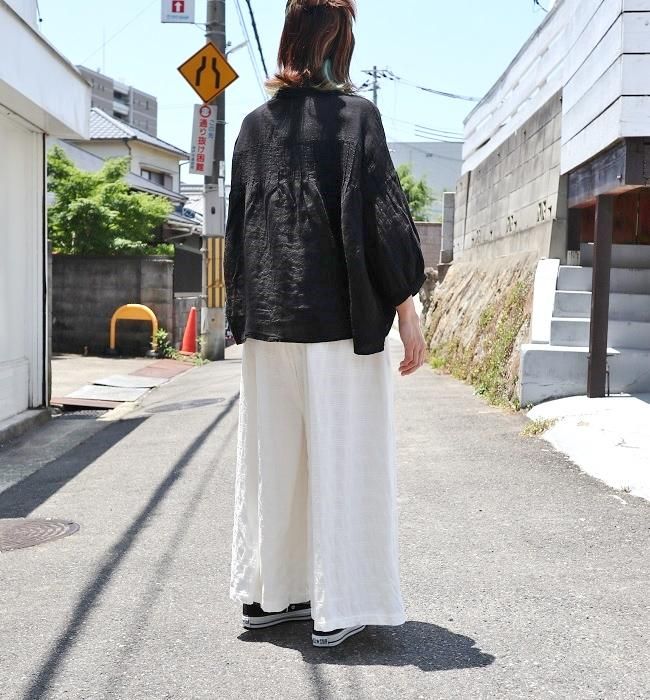 ichi(イチ) ギャザーワイドパンツ -CORIETTO ON LINE SHOP