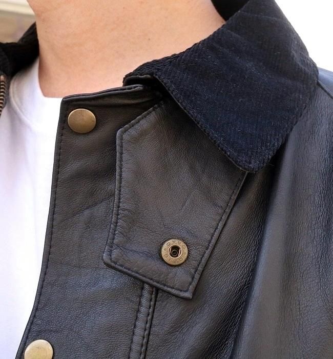 yoused ユーズド LEATHER DRIVER'S JACKET レザードライバーズ