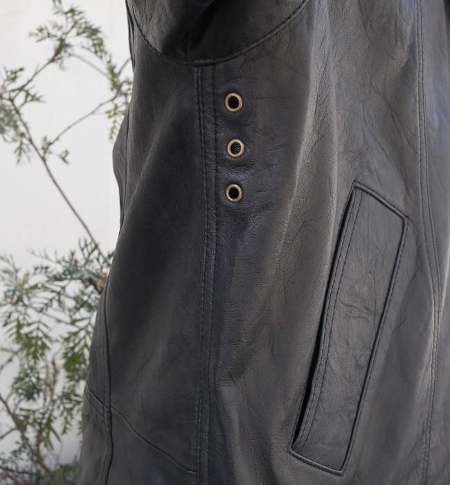 yoused ユーズド LEATHER DRIVER'S JACKET レザードライバーズ