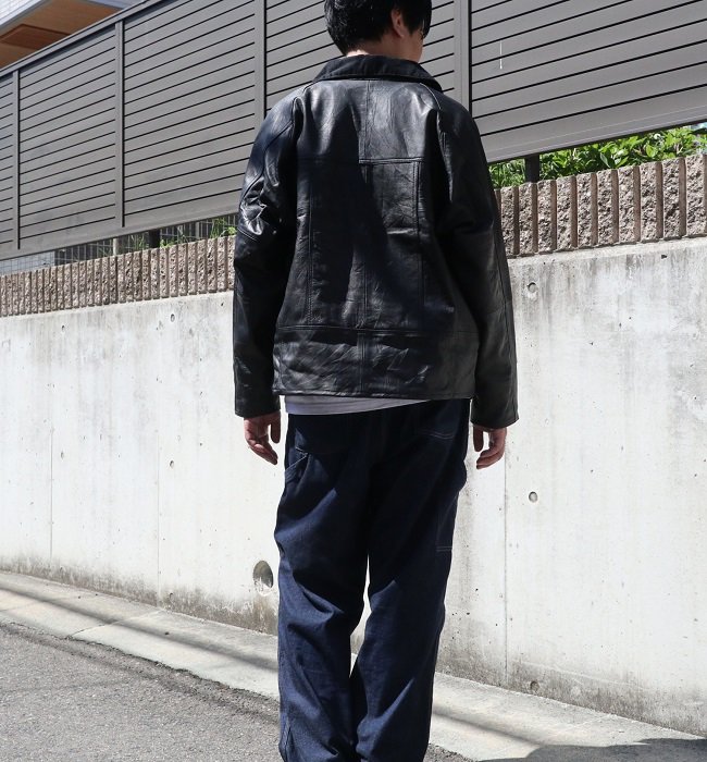 yoused ユーズド LEATHER DRIVER'S JACKET レザードライバーズ