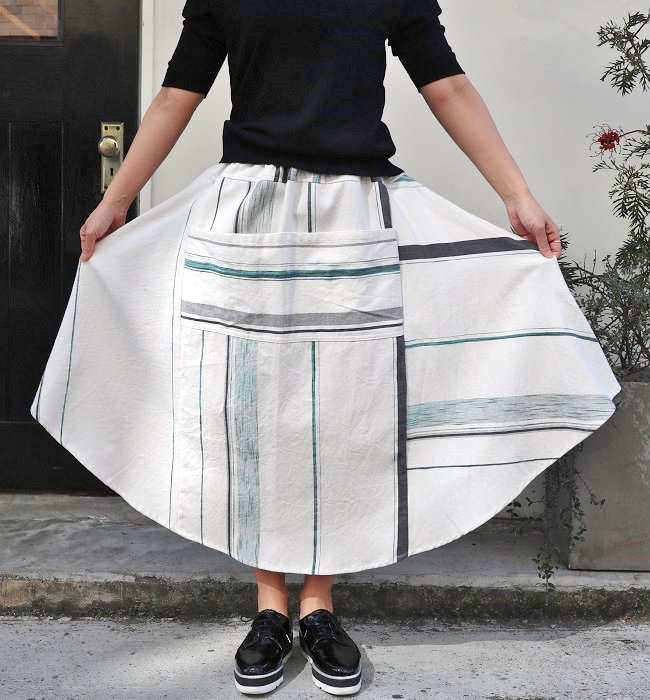 tamaki niime chotan skirt cotton(WT,TQ)