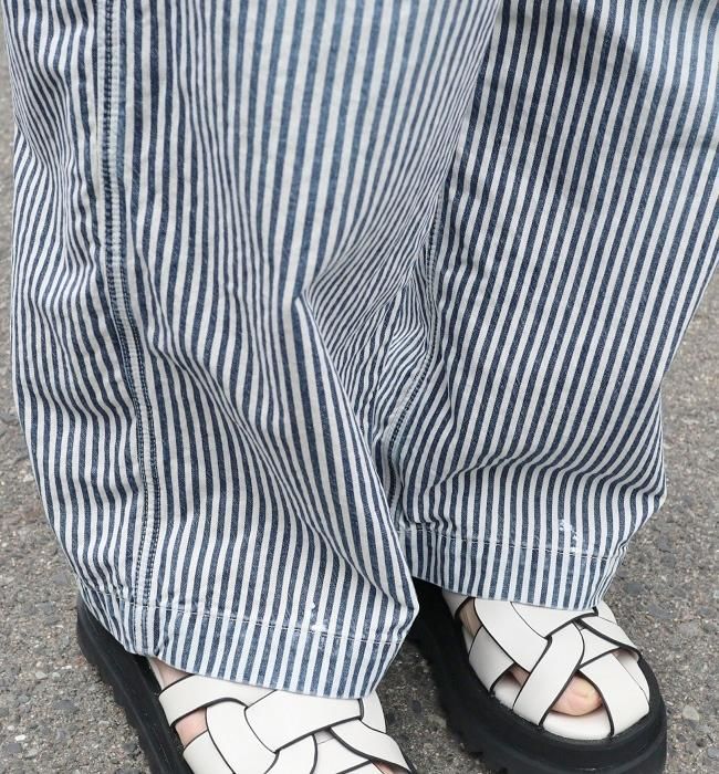 Ordinary fits オーディナリーフィッツ BELL PANTS HICKORY USED Ordinary fits オーディナリーフィッツ BELL PANTS HICKORY USED