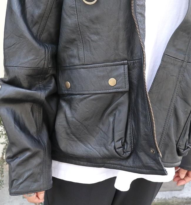 yoused ユーズド LEATHER FISHING JKT レザーフィッシングジャケット