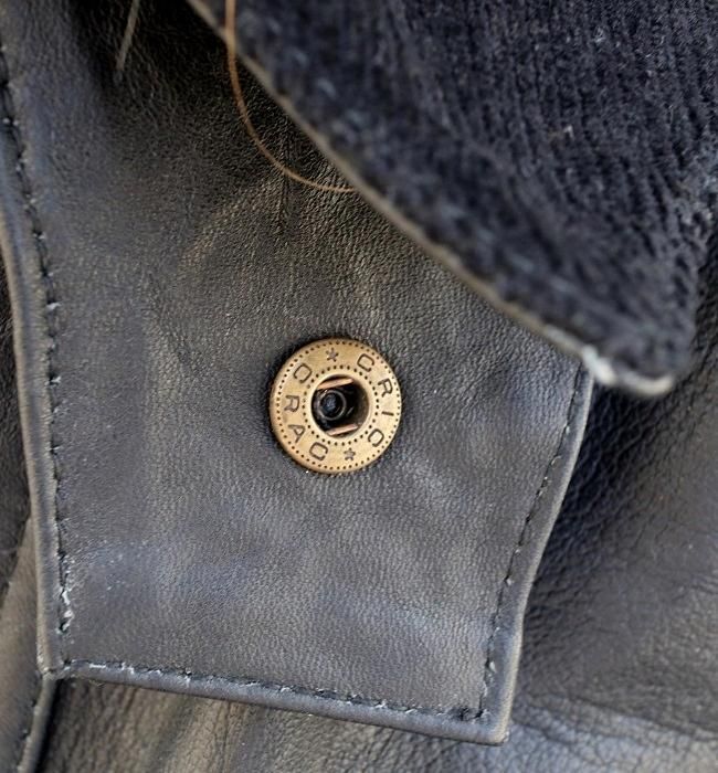 yoused LEATHER FISHING JKT