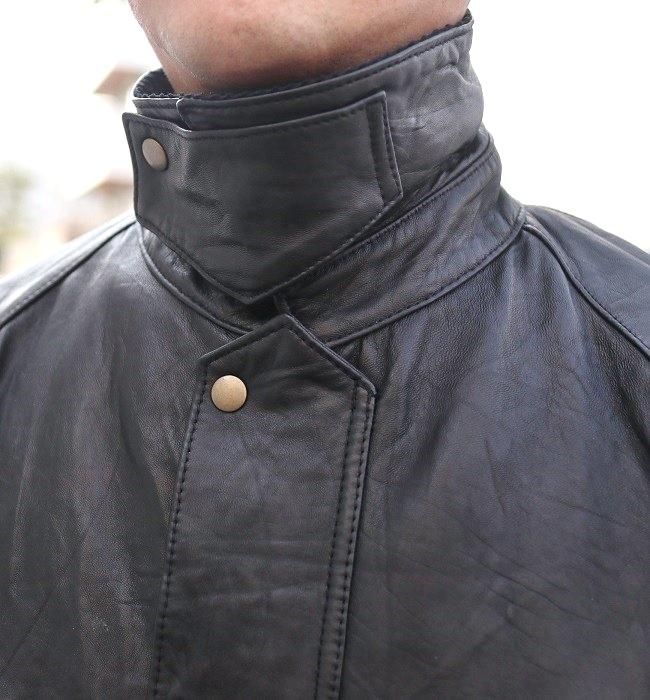 yoused LEATHER DRIVER'S JACKET