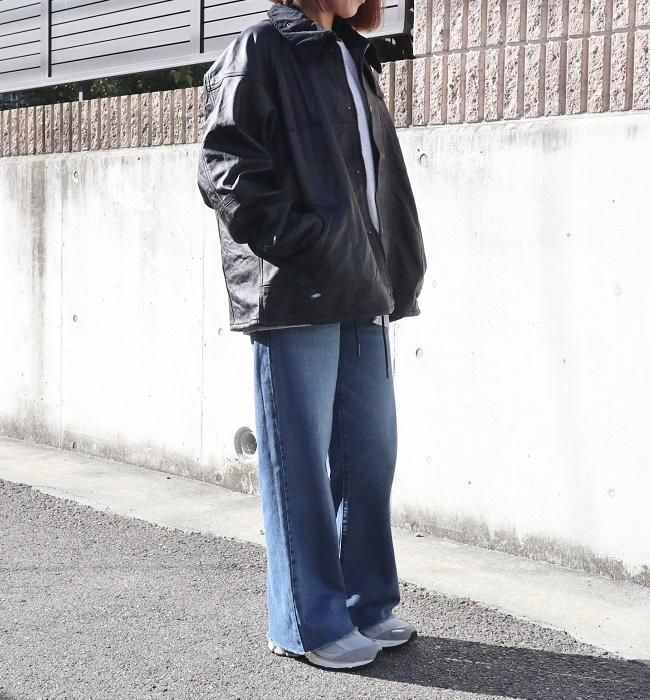 yoused LEATHER DRIVER'S JACKET