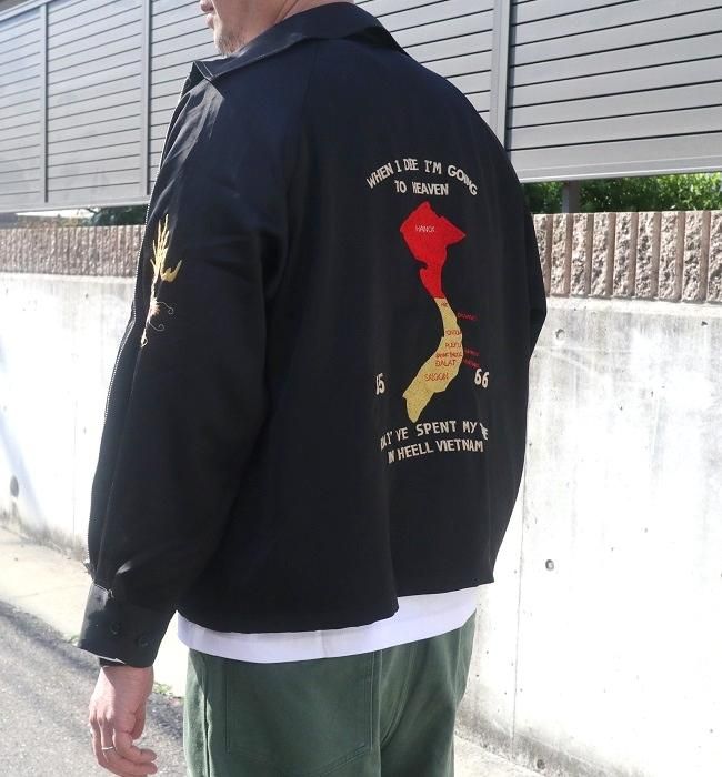 THRIFTY LOOK/SOUVENIR VIET-NAM JACKET SATIN
