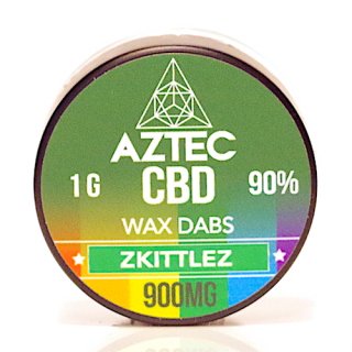 AZTEC /CBDワックス 1g【ZKITTLEZ】インディカ種