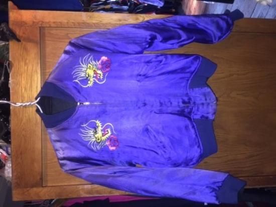 貴重 50'sスカジャン 虎 ビンテージ リバーシブル ロカビリー 古着