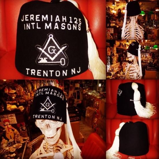 フリーメイソン★フェズハット★7★ビンテージ★秘密結社★インテリア雑貨★帽子 フリーメイソン☆フェズハット☆7☆ビンテージ☆秘密結社