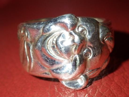 50'S★ハウディドゥーディ★スプーンリング★フリーサイズ★指輪★ビンテージ 50'S☆ハウディドゥーディ☆スプーンリング☆フリーサイズ