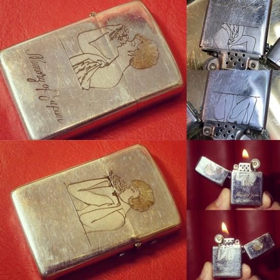 ベトナムジッポ、ビンテージ、エロ