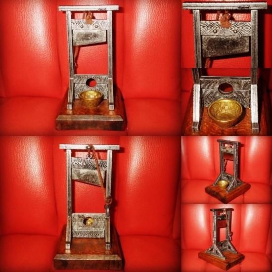 ギロチン★オブジェ★置物★シガーカッター★ビンテージ★インテリア雑貨★悪趣味 ギロチン☆オブジェ☆置物☆シガーカッター☆ビンテージ