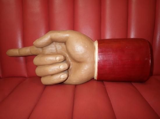 ポインティングハンド☆壁掛け☆ビンテージ☆フィンガーポインティング