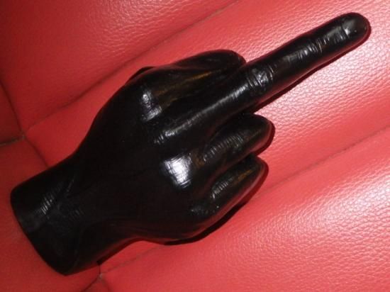 海賊倉庫,ビンテージ,古着,雑貨,FUCK,ファックサイン,置物,通販