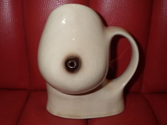 70’S★マグカップ★11★アート★ミルクピッチャー★胸★ビンテージ★セクシー 70'S☆マグカップ☆11☆アート☆ミルクピッチャー☆胸☆ビンテージ