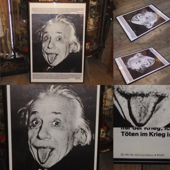 アインシュタイン 肖像画 油絵 ポートレート ビンテージ　フリーメイソン アインシュタイン 肖像画 油絵 ポートレート ビンテージフリー