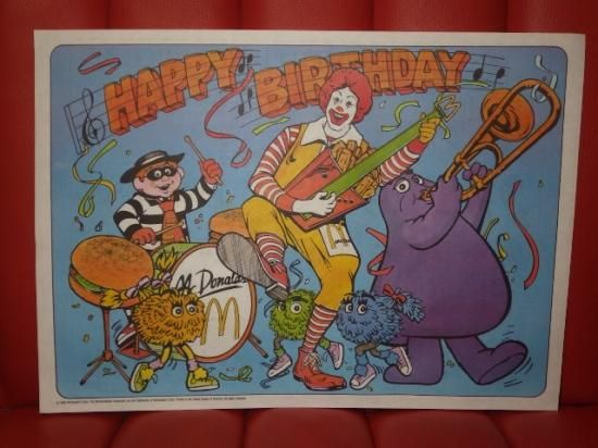 レア　ロナルド・マクドナルド 　壁掛け　ビンテージ Amazon.co.jp: Yzixulet ヴィンテージ ロナルド マクドナルド ポスター