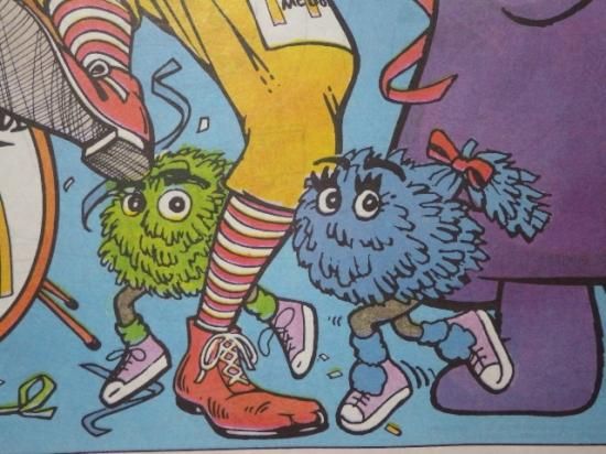 ビンテージ雑貨,マクドナルド,ポスター,壁掛け,ランチョンマット