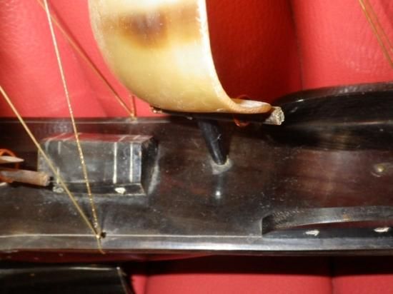 海賊倉庫,ビンテージ,帆船模型,水牛の骨,バッファローホーン