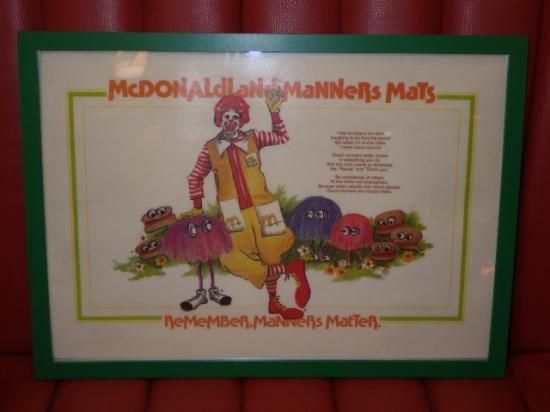レア　ロナルド・マクドナルド 　壁掛け　ビンテージ McDonald's マクドナルド（Glass tumbler,Other/グラス,Tシャツ