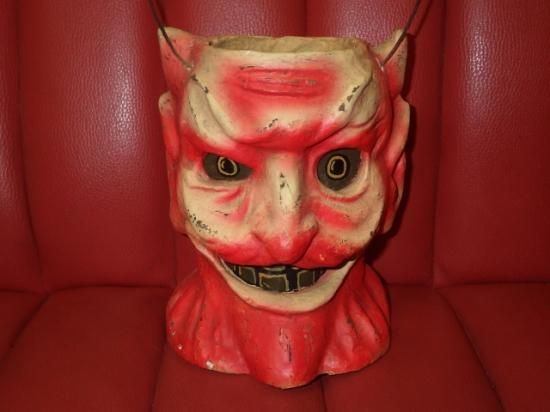 80'S☆デビル☆バケツ☆悪魔☆ハロウィン☆ランタン☆ビンテージ