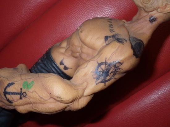 芸術品 アメリカン チョッパーバイク タトゥー ファンキーおやじ フィギュア 中古】【未開封】チョッパー(サル) 「ワンピース」 DXF ONE