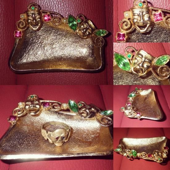 ミッドセンチュリーヴィンテージトレイ小物入れ