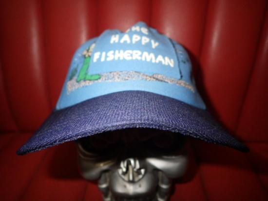 ビンテージ古着,THE HAPPY FISHERMAN,ジョーク,メッシュキャップ