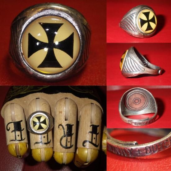 海賊倉庫,ビンテージ,ウィンキー＆ダッチ,アイアンクロス,指輪,トイ