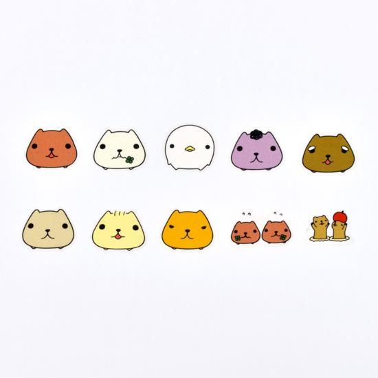 カピバラさん みんな Bande あそべるマスキングテープ カピバラさん みんな Bande あそべるマスキングテープ