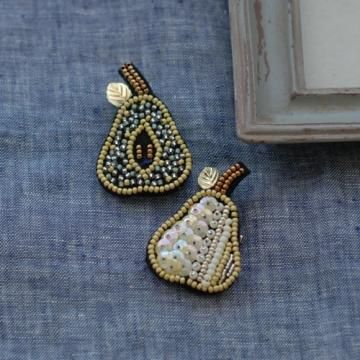 オトナのビーズ刺繍ブローチシリーズ - MON PARURE - ONLINE SHOP